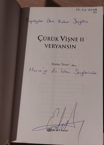 Çürük Vişne Roman Serisi - Emine Tavuz