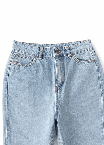 Denim Kadın Mom Jean - Görsel 2