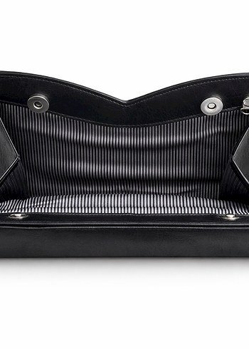 Siyah Deri Kemerli Kadın Portföy Çanta - Görsel 2