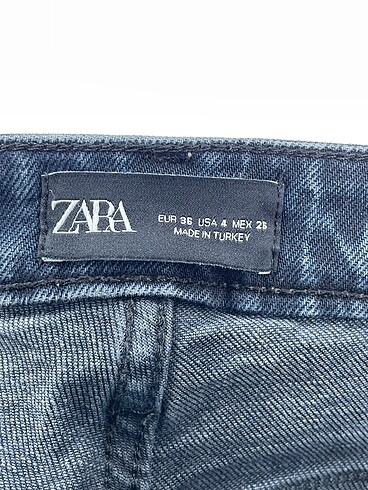 36 Beden lacivert Renk Zara Jean / Kot %70 İndirimli.