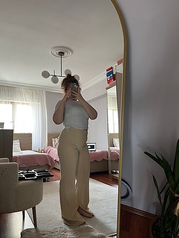 xl Beden Krem pantolon
