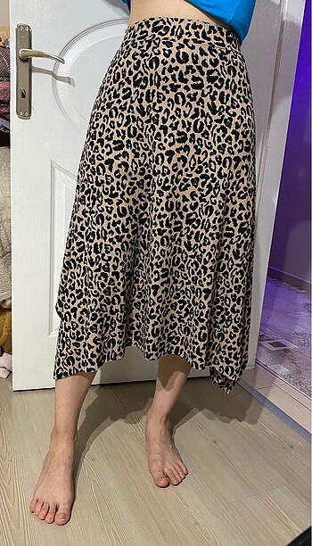 Diğer Etek leopar desenli