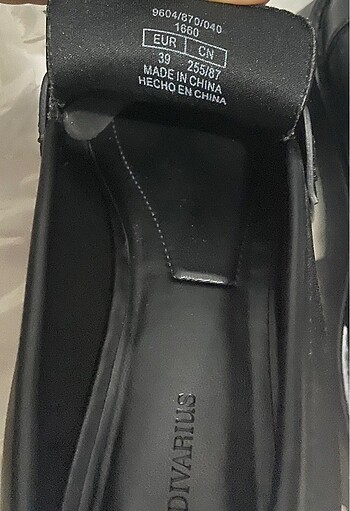 39 Beden siyah Renk Stradivarius Oxford Ayakkabı
