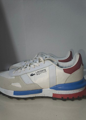 Beyaz Lacoste Erkek Spor Ayakkabı