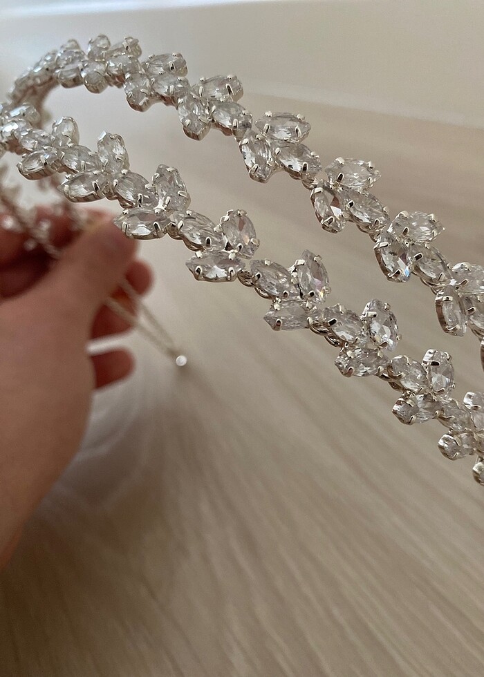 Zirkon taşlı taç - Görsel 3