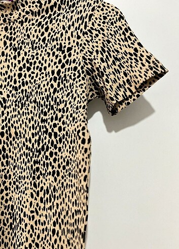 Addax Leopar desen tshirt