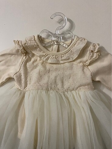 0-3 Ay Beden Kitikate kız bebek zıbınlı elbise