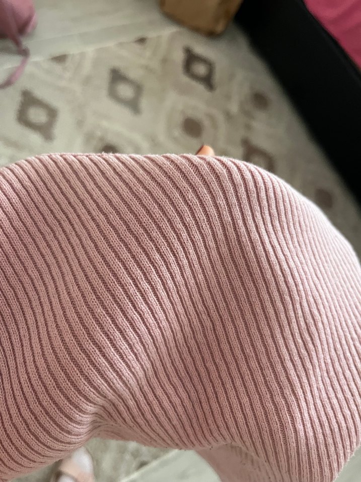 Pembe Triko Kadın Kazak - Görsel 3