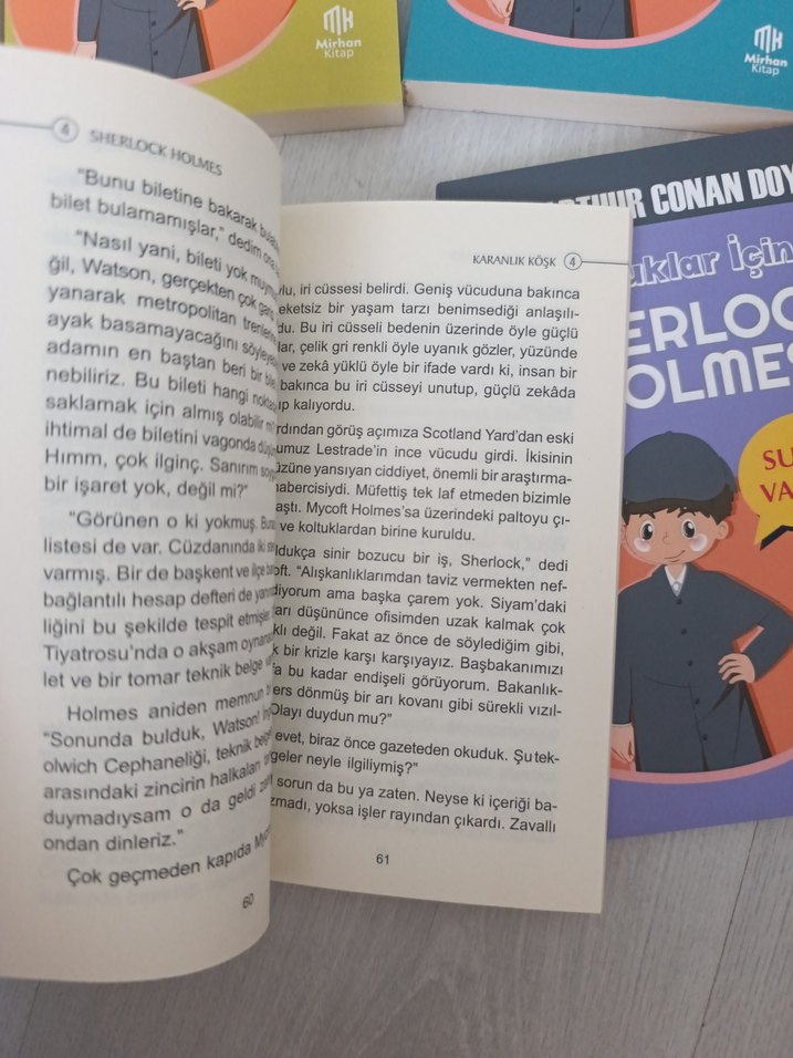 Sherlock Holmes Çocuklar İçin 6 Kitap Seti - Görsel 2