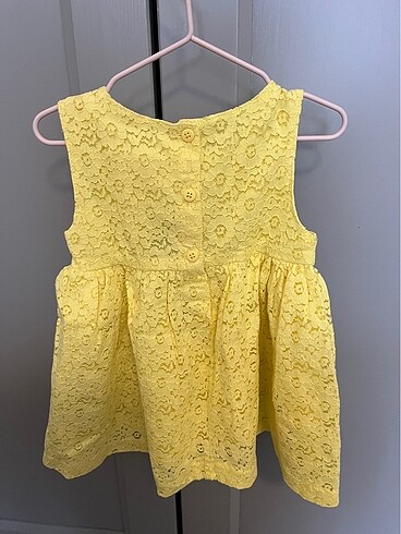 6 Ay Beden sarı Renk Lcw bebek elbisesi