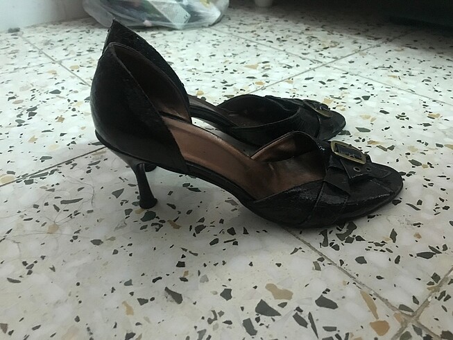 38 Beden Vintage topuklu ayakkabı