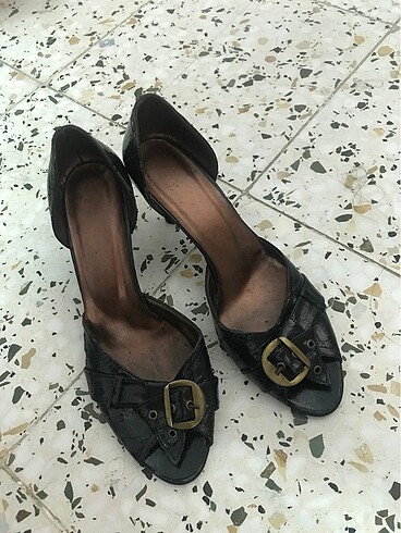 Zara Vintage topuklu ayakkabı