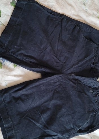 Pamuk Siyah Erkek Mini Şort - Görsel 3