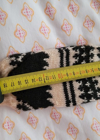 Erkek Çocuk Örgü çoraplar Beyaz Siyah - Görsel 12