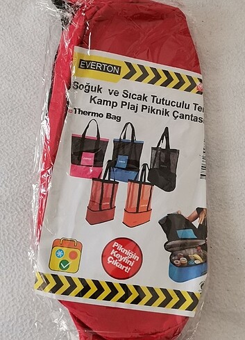 Beden siyah Renk Termal Fileli Çanta (siyah) 2 adet