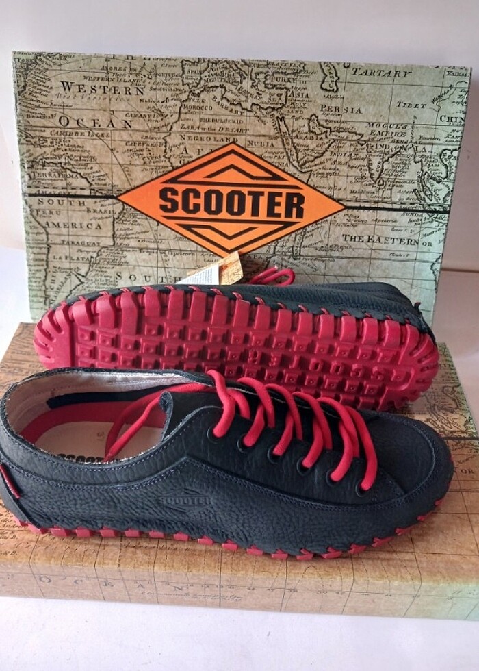 Scooter G1942 Nubuk Lacivert Ayakkabı
Kauçuk Taban. Sıfır kutusu - Görsel 2