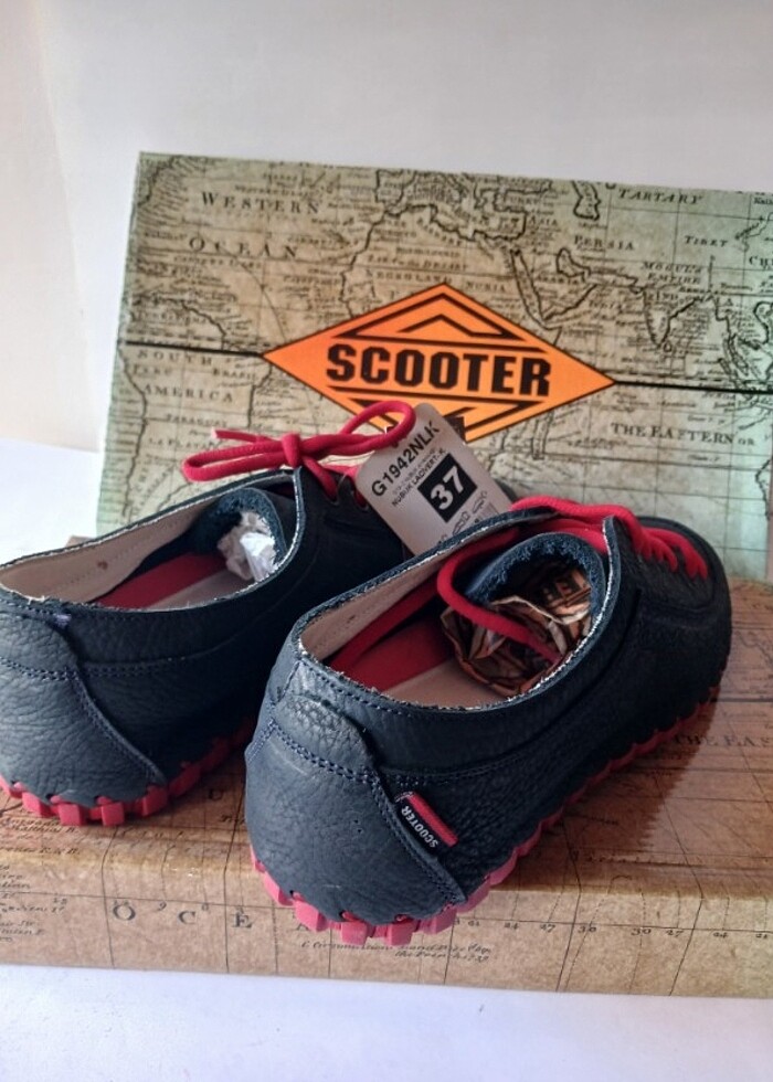 Scooter G1942 Nubuk Lacivert Ayakkabı
Kauçuk Taban. Sıfır kutusu - Görsel 3