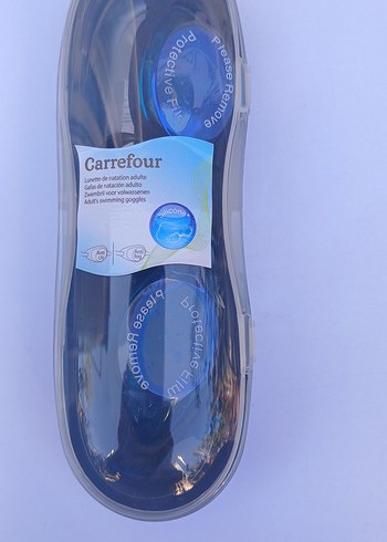 Carrefour Yetişkin Yüzücü Yarışma gözlüğü.Orjinal kutusunda.UV - Görsel 6