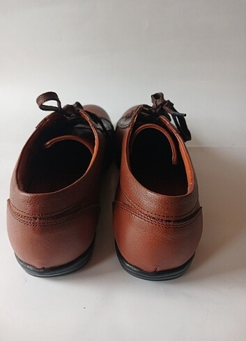 Puccini 500 Hakiki Deri Erkek Yazlık Ayakkabısı. Hafif rahat Tab - Görsel 3