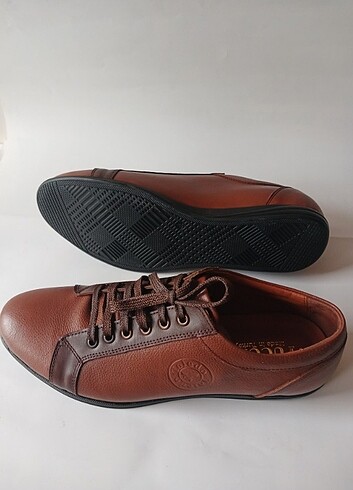 Puccini 500 Hakiki Deri Erkek Yazlık Ayakkabısı. Hafif rahat Tab - Görsel 4