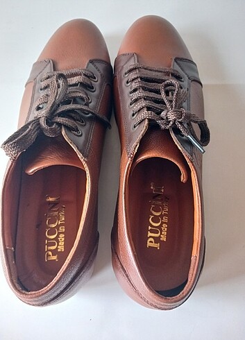 Puccini 500 Hakiki Deri Erkek Yazlık Ayakkabısı. Hafif rahat Tab - Görsel 5