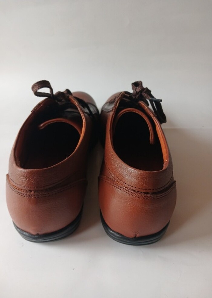 Puccini 500 Hakiki Deri Erkek Yazlık Ayakkabısı. Hafif rahat Tab - Görsel 3