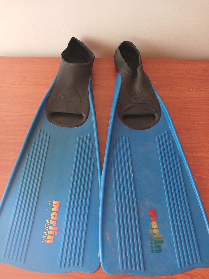 Çocuk Mavi Kauçuk Yüzme Paleti 33-34 Numara - Görsel 2