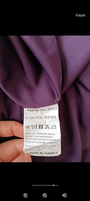 38 Beden mor Renk Tesettür elbise