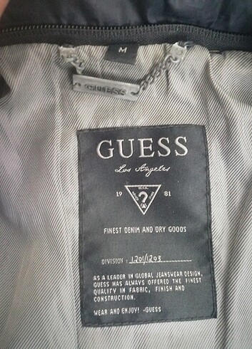 m Beden Guess Erkek mont