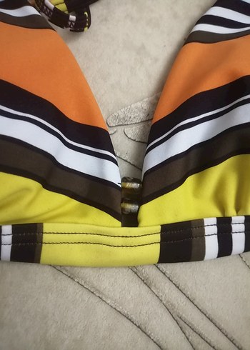 40 Beden çeşitli Renk 40 beden Çok Renkli Desenli Kadın Bikini Takımı