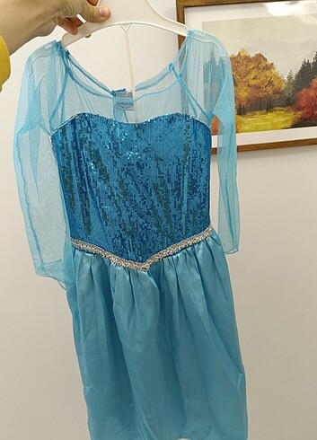 4 Yaş Beden Elsa kostümü