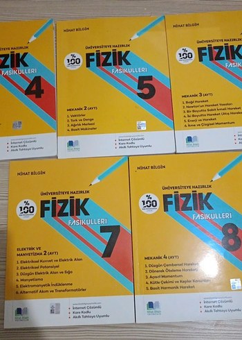 NİHAT BİLGİN Üniversite Hazırlık Fizik Fasikülleri