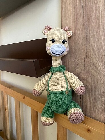  Beden Renk Amigurumi zürafa oyuncak