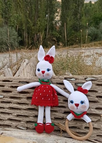 çilek elbiseli uyku arkadaşı dış kasiyicisi