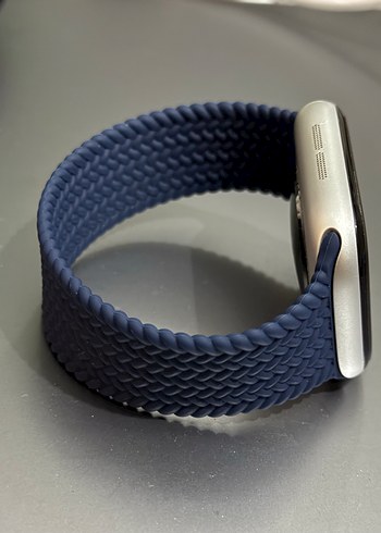 APPLE WATCH ÖRGÜ LOOP GÖRÜNÜMLÜ SİLİKON KORDON - Görsel 3