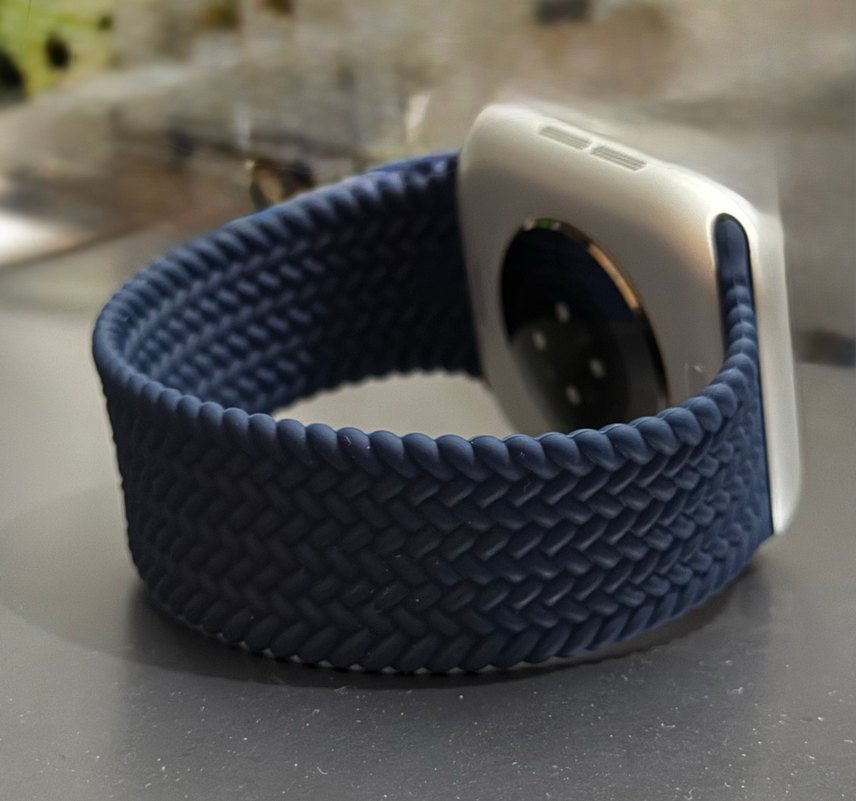 APPLE WATCH ÖRGÜ LOOP GÖRÜNÜMLÜ SİLİKON KORDON - Görsel 5