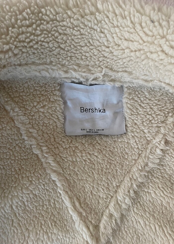 Bershka suni yünlü ceket - Görsel 2