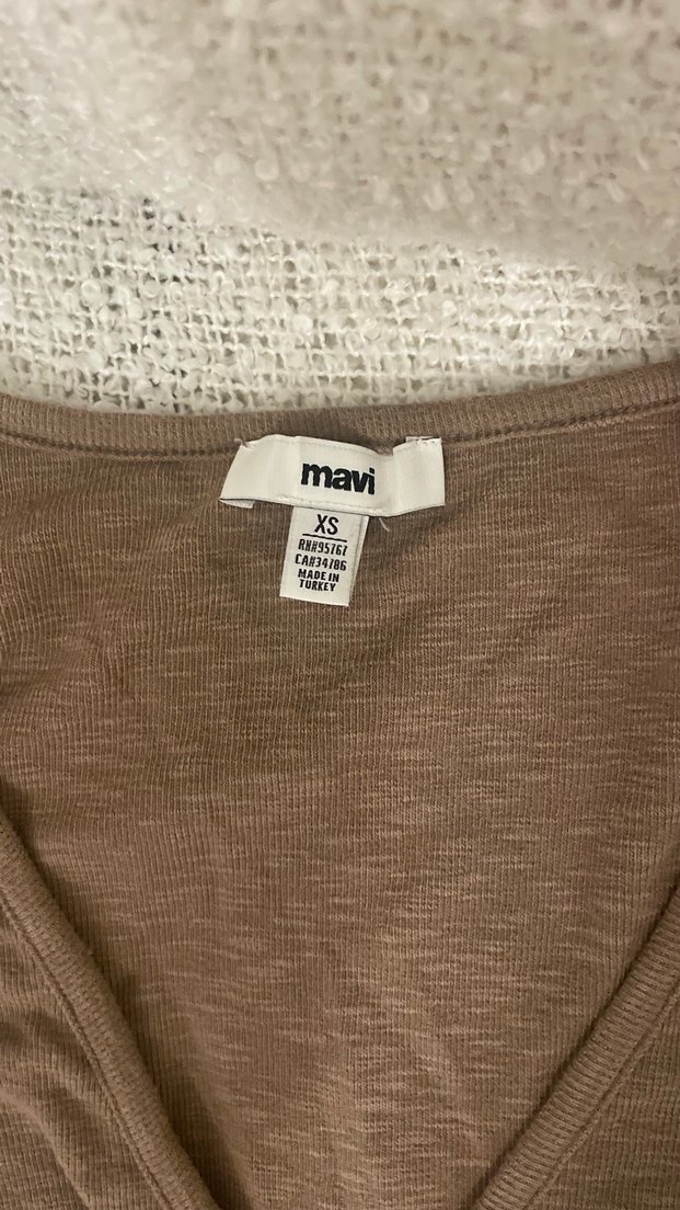 V Yaka Bluz - Görsel 2