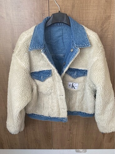 m Beden mavi Renk Calvin Klein orj çift taraflı ceket