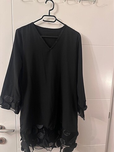 s Beden siyah Renk Siyah Gece/Abiye Şık Mini Elbise (Yeni)