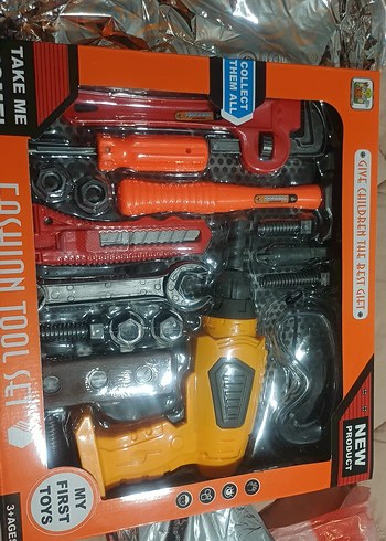 Renkli Eğitim Seti - Çocuklar İçin Oyuncak Aletler - Görsel 2