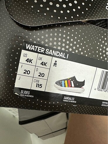 20 Beden lacivert Renk Adidas bebek ayakkabı/sandalet