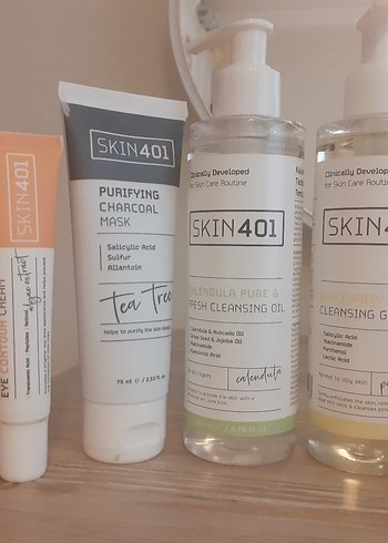 skin401 ve purest cilt bakim urunleri 10 parca