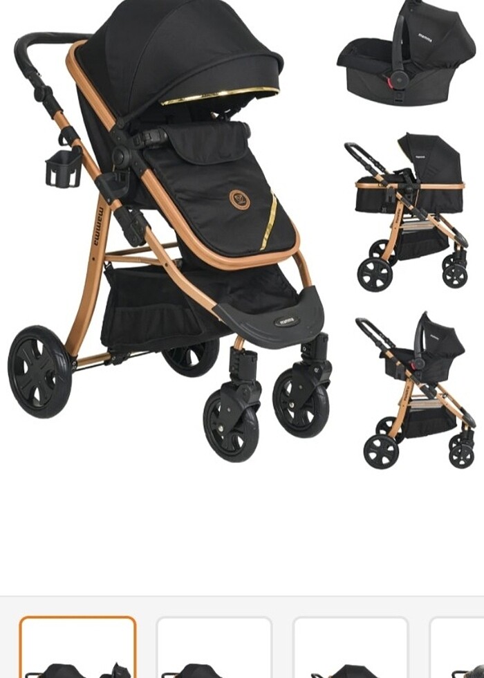 Mamma papas bebek arabasi - Görsel 4