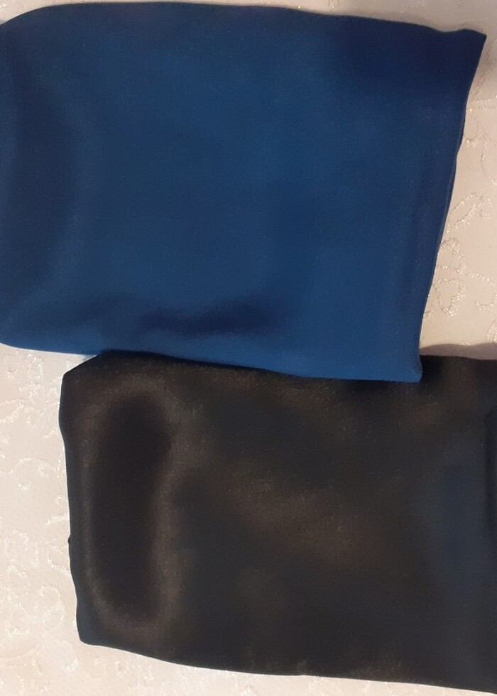 2 adet abiye janjan sal lacivert ve siyaj - Görsel 2