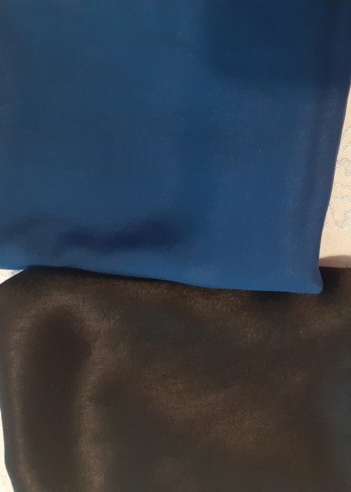 2 adet abiye janjan sal lacivert ve siyaj - Görsel 3