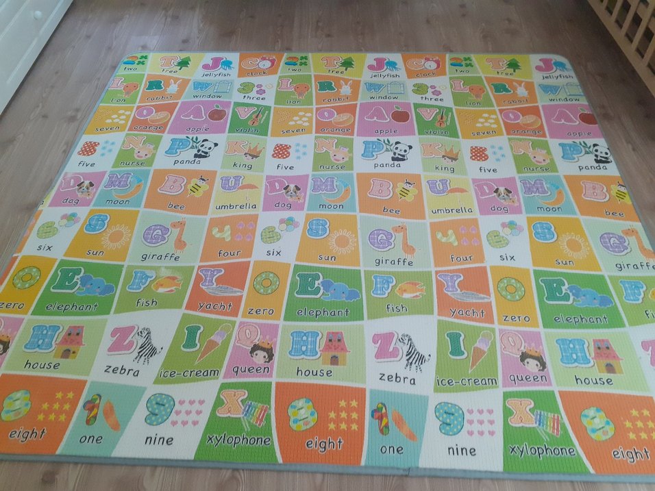 Renkli Bebek Oyun Matı Harf ve Sayılar - Görsel 2