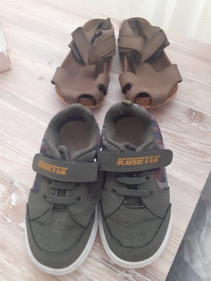 erkek cocuk sandalet ve spor ayakkabi 2 adet - Görsel 2