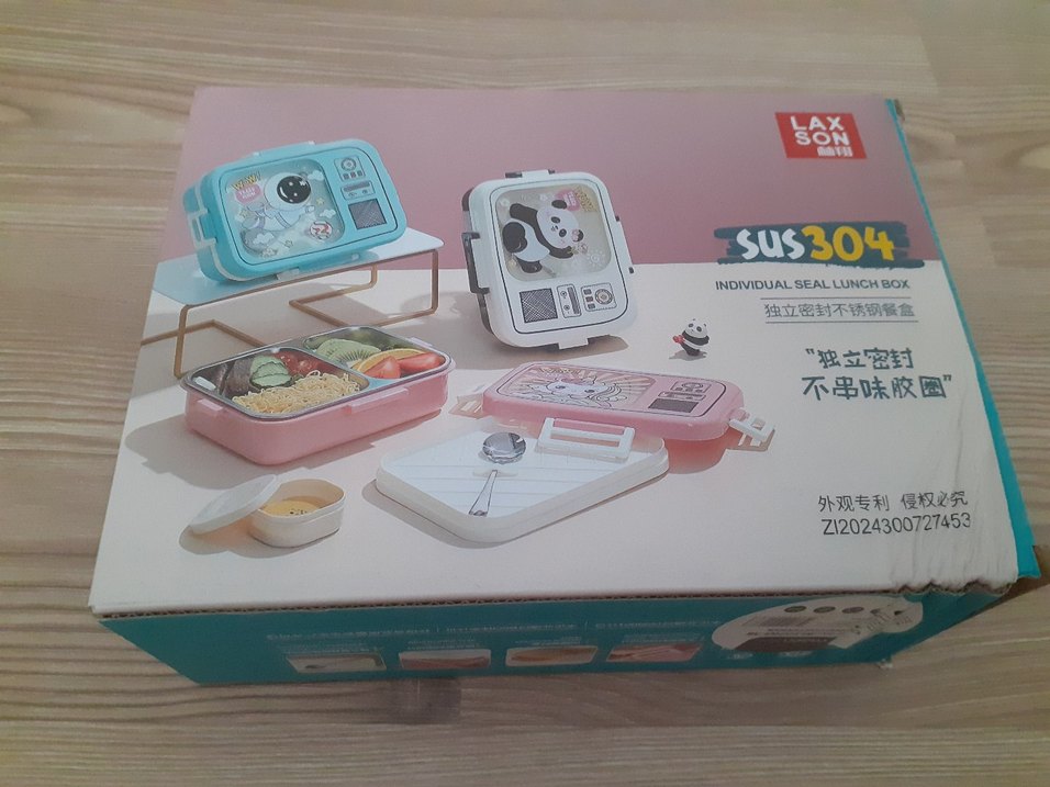 Pembe Unicorn Desenli Yemek Kabı - Görsel 4