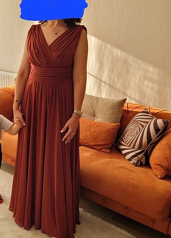 Abiye sifon elbise